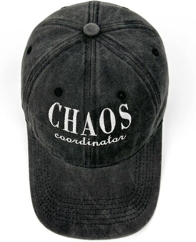 Chaos Coordinator Baseball Cap - Embroidered Cotton Hat for Women Men Adjustable, Funny Gifts for Dad Teacher Nurse in Saudi Arabia