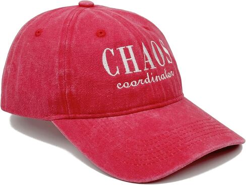 Chaos Coordinator Baseball Cap - Embroidered Cotton Hat for Women Men Adjustable, Funny Gifts for Dad Teacher Nurse in Kuwait
