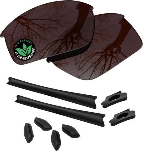 Raydi Polycarbonate Replacement Lenses & Rubber Kits for Oakley Flak Jacket | Flak Jacket XLJ Sunglasses in Saudi Arabia