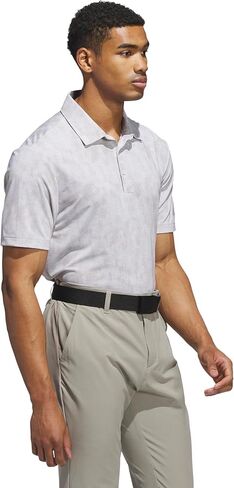 adidas Men's Ultimate365 Textured Print Polo Shirt in Saudi Arabia