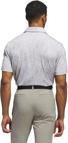 adidas Men's Ultimate365 Textured Print Polo Shirt in Saudi Arabia
