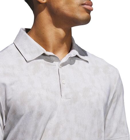 adidas Men's Ultimate365 Textured Print Polo Shirt in Saudi Arabia