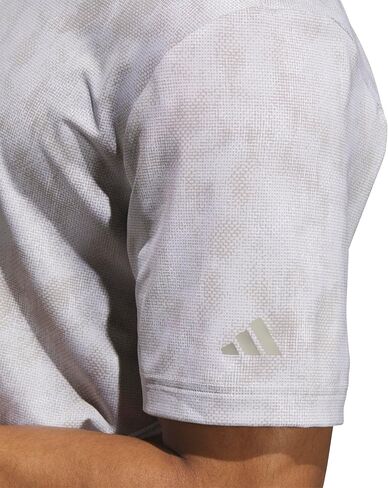 adidas Men's Ultimate365 Textured Print Polo Shirt in Saudi Arabia