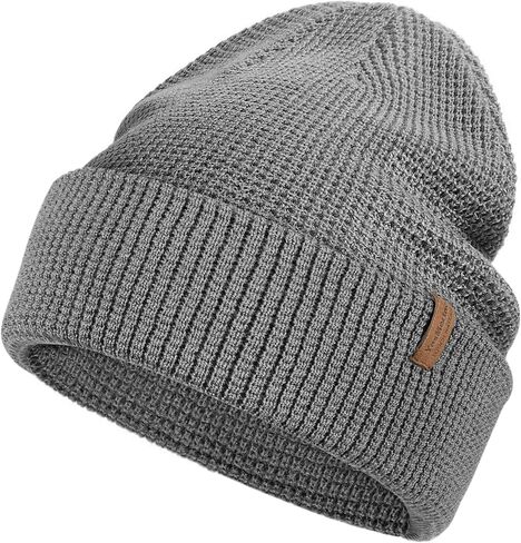 Warm Winter Beanie for Men & Women, Soft Merino Wool Blend Knit Hat, Slouch or Cuffed Style for Ski, Hiking & Outdoor Gift in Saudi Arabia