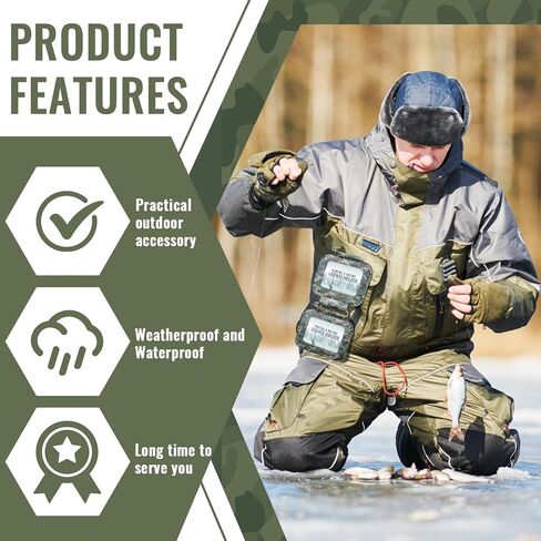2 Pcs Hunting License Holder Waterproof Double License Tag Holder Camo Weatherproof License Holder with Pin and Clear Window Fishing License Holder for Hunting Fishing Archery Tags Permits in Saudi Arabia