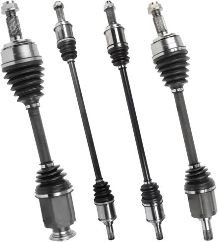 AutoShack Front and Rear CV Axle Shaft Assembly Set of 4 Replacement for 2007-2011 Honda CR-V 4WD Driver and Passenger Side Kit DRV030400134 in Saudi Arabia