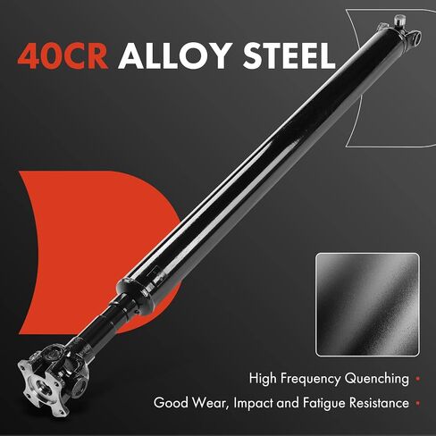 A-Premium Rear Drive Shaft Prop Shaft Driveshaft Assembly Compatible with Ford F-250 Super Duty 1999-2002, F-350 Super Duty 1999-2001, Extended Cab Pickup, 4WD, Automatic Trans, 81.0" Bed, 142.0" WB in Saudi Arabia