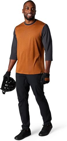 Flylow Men's Nash 3/4 Shirt - Lightweight, 3/4-Length Sleeve Jersey for Mountain Biking in Saudi Arabia