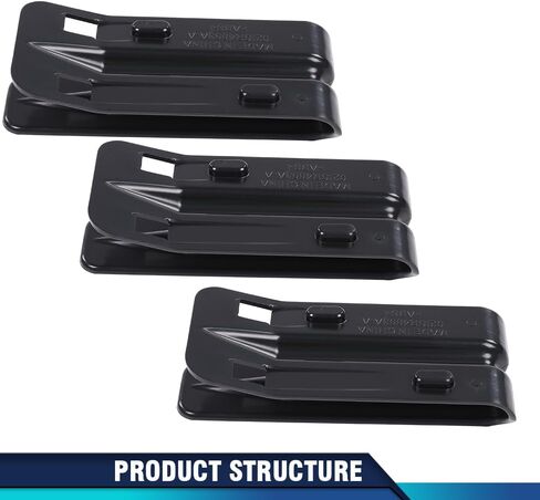 PIT66 Crew Rear Seat Bumper Cushion Bracket Repair Compatible with Chevy GMC Silverado Sierra 1500 2008-2013 (*2007 New Body Style Only) / 2500 3500 2008-2014 Crew Cab Models Only in Saudi Arabia