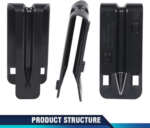 PIT66 Crew Rear Seat Bumper Cushion Bracket Repair Compatible with Chevy GMC Silverado Sierra 1500 2008-2013 (*2007 New Body Style Only) / 2500 3500 2008-2014 Crew Cab Models Only in Saudi Arabia