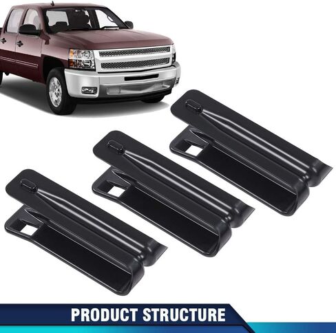 PIT66 Crew Rear Seat Bumper Cushion Bracket Repair Compatible with Chevy GMC Silverado Sierra 1500 2008-2013 (*2007 New Body Style Only) / 2500 3500 2008-2014 Crew Cab Models Only in Saudi Arabia