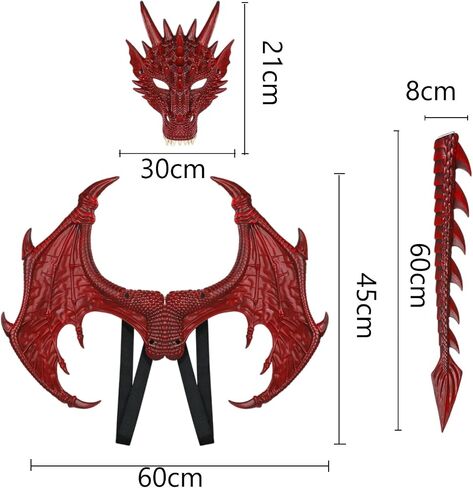 Kids Dragon Wings Costume,Halloween Dragon Costume Wings in Saudi Arabia