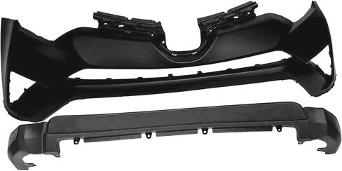 FitParts Compatible with Front Bumper Covers Kit 2016 2017 2018 Toyota RAV4 LE SE XLE W/O Park Holes TO1014105 TO1095207, 521190R914 524110R060 in Saudi Arabia