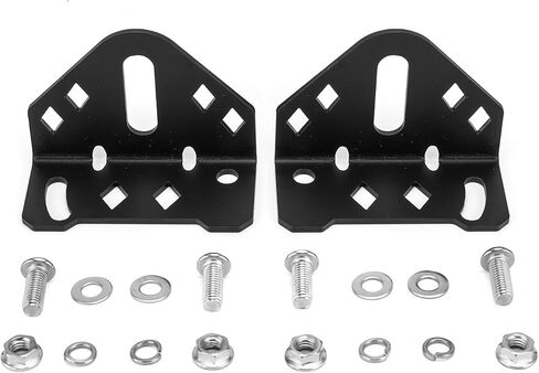 WeiSen 2pcs UTV Roll Cage Whip Light Mount Bracket for Cargo Reverse Brake Strobe Pod Lights Compatible with Can Am Maverick R /Max All Models 2024-2025 in Saudi Arabia