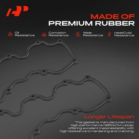مجموعة حشية غطاء صمام المحرك A-Premium متوافقة مع Nissan Frontier 1999-2004، Pathfinder 1987-2000، Maxima، Xterra، 200SX، 300ZX، D21، Pickup، Quest & Infiniti M30، QX4 & Mercury Villager in Saudi Arabia
