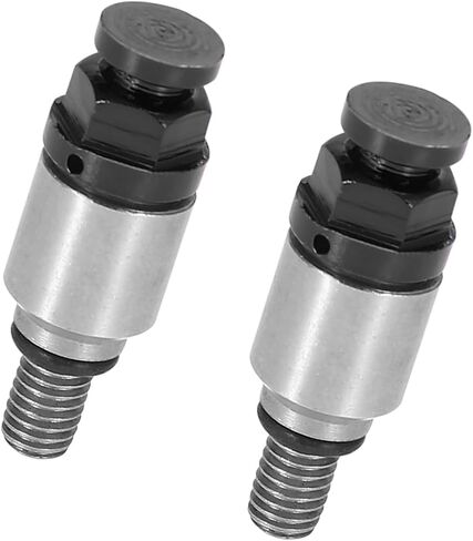 2pcs M5x0.8 Motorcycle Screw Fork Air Bleeder Valve for Honda for Yamaha for Suzuki for Kawasaki Black Stable in Saudi Arabia