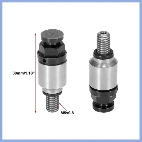 2pcs M5x0.8 Motorcycle Screw Fork Air Bleeder Valve for Honda for Yamaha for Suzuki for Kawasaki Black Stable in Saudi Arabia