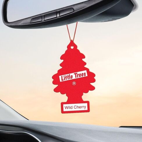 LITTLE TREES Car Air Freshener | Hanging Paper Tree for Home or Car | Leather in Kuwait