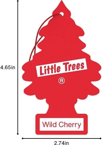 LITTLE TREES Car Air Freshener | Hanging Paper Tree for Home or Car | Leather in Kuwait