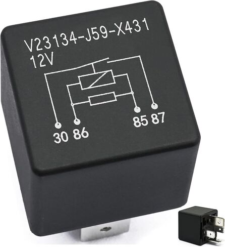 Automotive Relay 1 Packs V23134-J59-X431, V23136-J4-X60, V23134-J52-X429, V23134-J52-D642 9804768080 Relay 70A 12V 4 Pins in Saudi Arabia