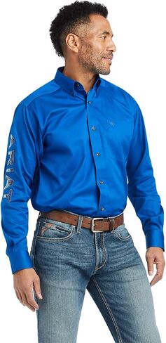 ARIAT Men's Team Logo Twill Fitted Shirt in Saudi Arabia