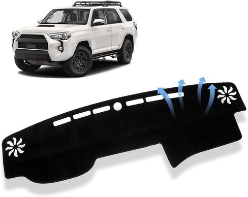 غطاء لوحة أجهزة القياس متوافق مع ملحقات كاديلاك إسكاليد 2007-2014، ملحقات داخلية لغطاء لوحة أجهزة القياس غير قابلة للانزلاق، واقي من الأشعة فوق البنفسجية مناسب حسب الطلب in Kuwait