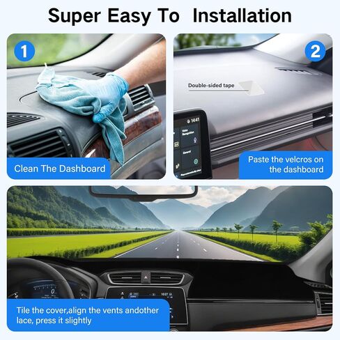 Dash Cover Compatible with Cadillac Escalade 2007-2014 Accessories,Nonslip Dashboard Cover Mat Interior Accessories,Custom Fit Dash mat Sunshade UV Protector in Saudi Arabia