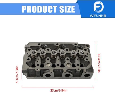 WFLNHB D782 Cylinder Head with Complete set of shim Replacement for Kubota D782 Engine in Saudi Arabia