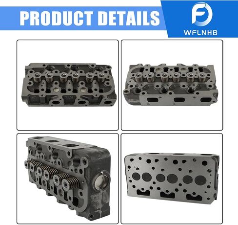 WFLNHB D782 Cylinder Head with Complete set of shim Replacement for Kubota D782 Engine in Saudi Arabia