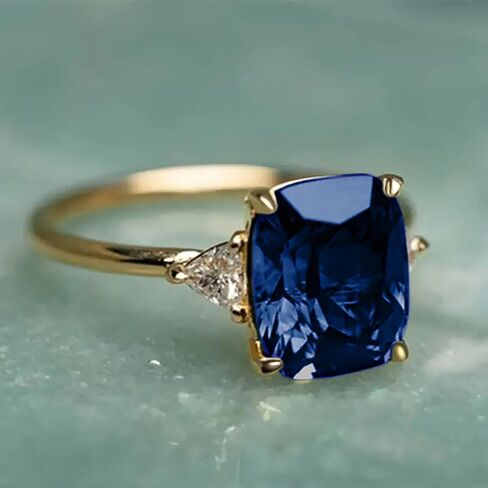 Luxury Bright Zirconia Ring Female Bridal Wedding Band Jewelry Engagement Accessories in Saudi Arabia