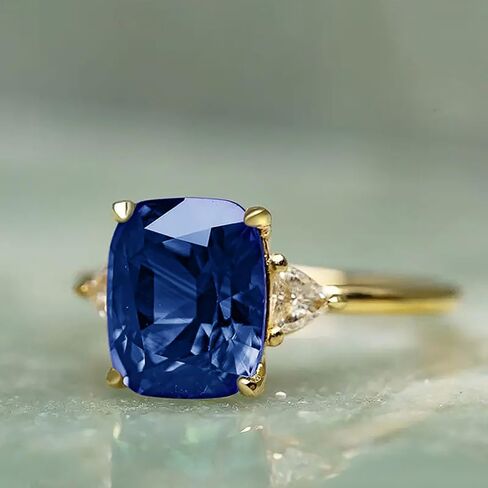 Luxury Bright Zirconia Ring Female Bridal Wedding Band Jewelry Engagement Accessories in Saudi Arabia
