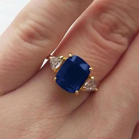 Luxury Bright Zirconia Ring Female Bridal Wedding Band Jewelry Engagement Accessories in Saudi Arabia