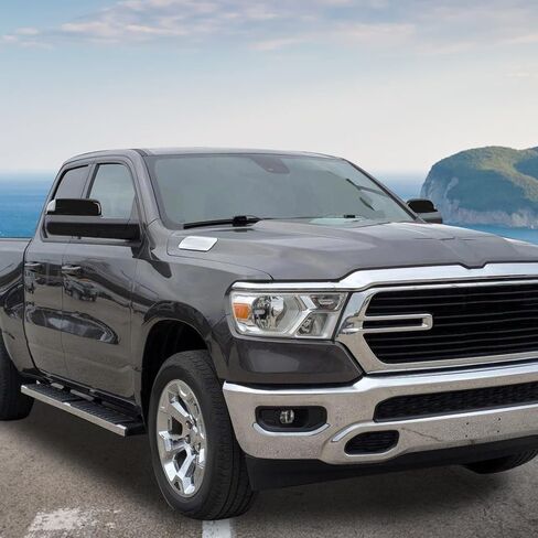for RAM Sideview Mirror Cover Trim Cap Fit for RAM 2018-Present White Exterior Accessories 2pcs in Saudi Arabia