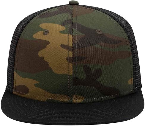 OTTO بالجملة 12 × قبعة SNAP مموهة 6 لوحة منتصف الملف الشخصي شبكة خلفية سائق الشاحنة Snapback Hat in Saudi Arabia