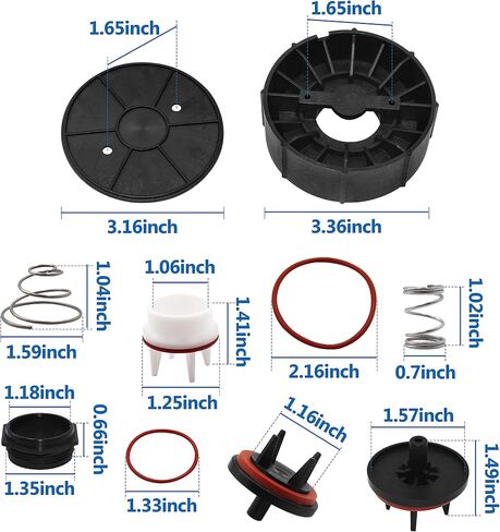 0887728 Pressure Vacuum Breaker Total Repair Kit Replacement for 1 inch LF800M4, 800M4 Pressure Vacuum Breaker. in Saudi Arabia