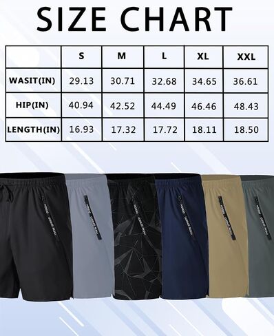 Men's Athletic Gym Shorts Quick Dry Workout Casual Running Shorts with Pockets in Saudi Arabia