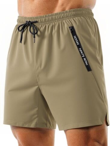 Men's Athletic Gym Shorts Quick Dry Workout Casual Running Shorts with Pockets in Saudi Arabia