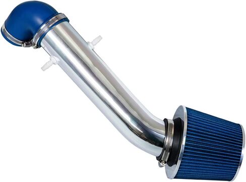 Rtunes Racing Short Ram Air Intake Airflow Inductions Kit Kit + Filter Combo Compatible For 91-95 Wrangler 2.5L L4 / 4.0L L6 (Black) in Kuwait