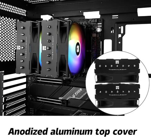 مبرد هواء وحدة المعالجة المركزية Phantom Spirit 120 EVO، مبرد وحدة المعالجة المركزية 7 أنابيب حرارية، مروحة TL-K12 PWM مزدوجة 120 مم، تقنية AGHP 4.0، محمل S-FDB، لـ AMD AM4 AM5/Intel 1700/1150/1151/1200، مبرد الكمبيوتر الشخصي in Saudi Arabia