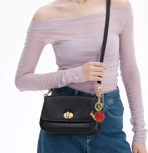 Snail Bag Charm, Snail Keychain Purse Charms for Handbags, Cute Stuff Novelty Bag Accessories Gifts for Women in Kuwait