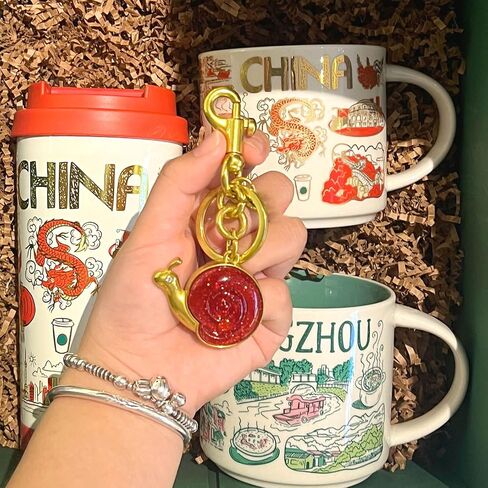 Snail Bag Charm, Snail Keychain Purse Charms for Handbags, Cute Stuff Novelty Bag Accessories Gifts for Women in Kuwait