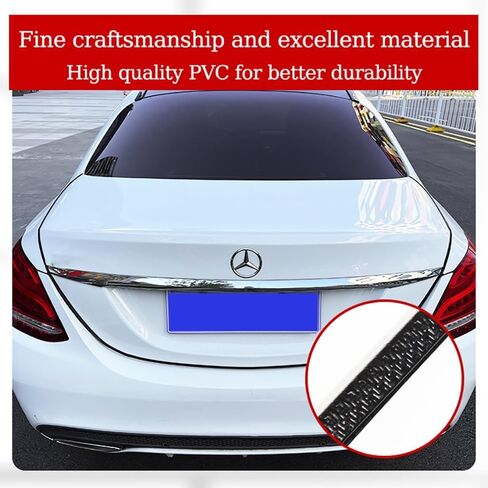 U Shape Car Door Edge Protector Guard, Rubber Edge Trim, 16.5ft Bumper Guard Strip, Metal Edge Protector with Embedded Metal Clips(Red) in Saudi Arabia