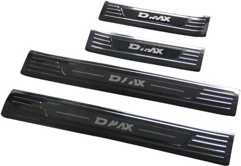 4pcs Fits for Isuzu D-MAX 2021 2022 2023 2024 Outside Door Sill Scuff Plate Guard Trim in Saudi Arabia