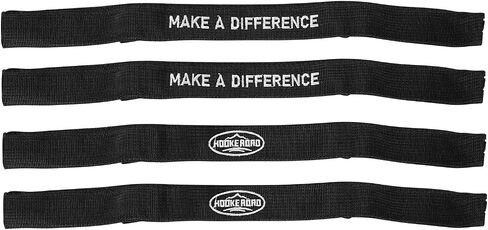 Hooke Road for Jeep Door Limiting Straps with Zipper for 2007-2025 Jeep Wrangler JK JL & 2020-2025 Jeep Gladiator JT, Nylon Front and Rear Door Check Strap Limiter - Pack of 4 in Saudi Arabia