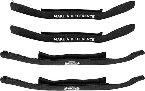 Hooke Road for Jeep Door Limiting Straps with Zipper for 2007-2025 Jeep Wrangler JK JL & 2020-2025 Jeep Gladiator JT, Nylon Front and Rear Door Check Strap Limiter - Pack of 4 in Saudi Arabia