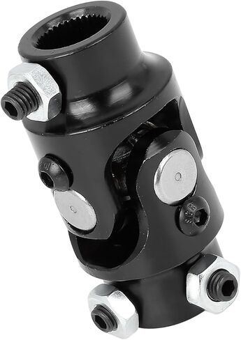 3/4"-36 Spline x 3/4" DD Black Car Steering U Joint Coupler for Mustang II Power Rack Replacement in Saudi Arabia