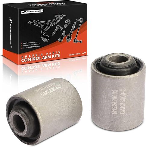 A-Premium 2 × طقم جلبة ذراع التحكم الداخلي السفلي للأمام، متوافق مع Hyundai Sonata 1999-2005، XG300 2001، XG350 2002-2005 وKia Optima 2001-2006، Amanti 2004-2006، Magentis 2001-2006 in Saudi Arabia
