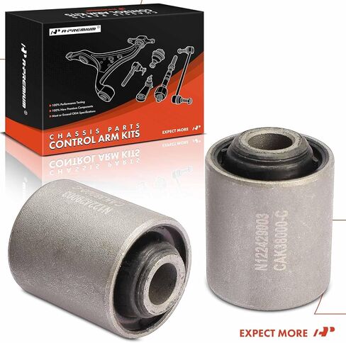 A-Premium 2 × طقم جلبة ذراع التحكم الداخلي السفلي للأمام، متوافق مع Hyundai Sonata 1999-2005، XG300 2001، XG350 2002-2005 وKia Optima 2001-2006، Amanti 2004-2006، Magentis 2001-2006 in Saudi Arabia