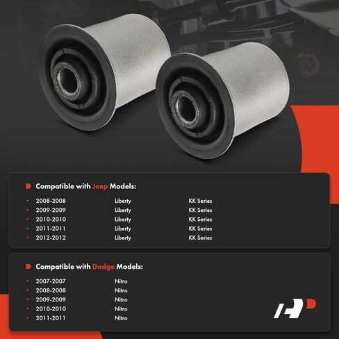 A-Premium 2 x Front Lower Control Arm Bushing Kit, Compatible with Jeep KK Series Liberty 2008-2012 & Dodge Nitro 2007-2011 in Saudi Arabia