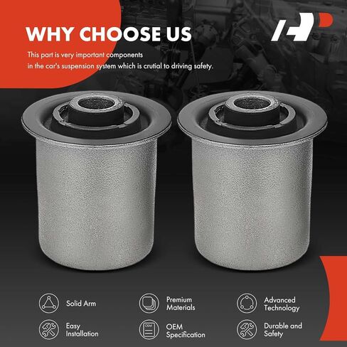 A-Premium 2 x Front Lower Control Arm Bushing Kit, Compatible with Jeep KK Series Liberty 2008-2012 & Dodge Nitro 2007-2011 in Saudi Arabia